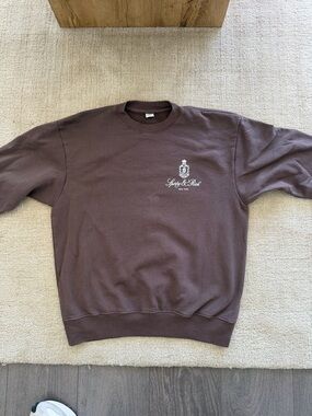 Sporty & Rich Women's Crewneck Sweatshirt - Brown